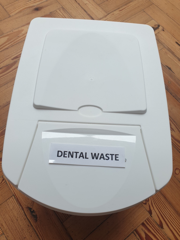dental waste bin